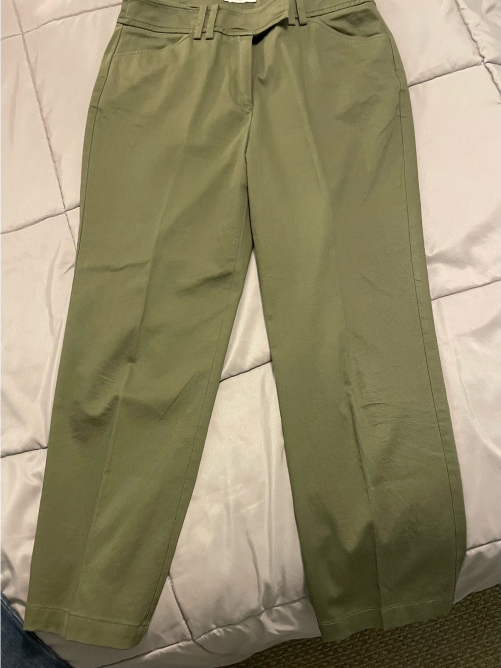Jones New York Olive Green Sporty Stretch Petite Pants